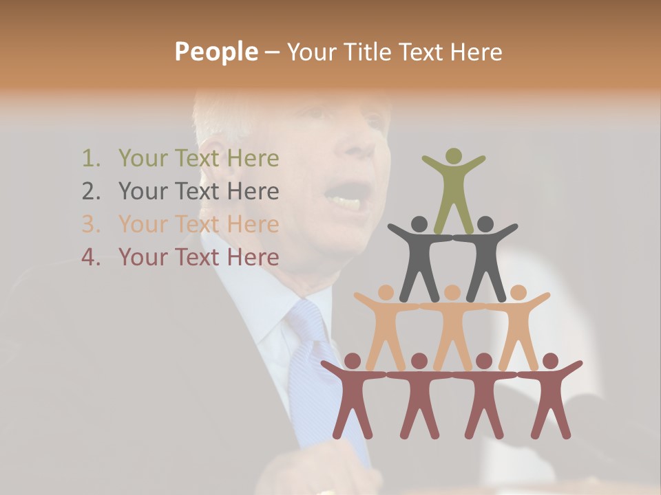 John Mccain PowerPoint Template