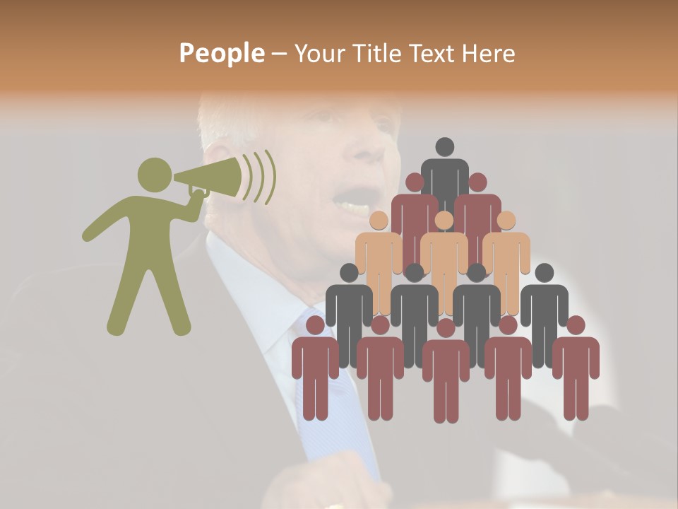 John Mccain PowerPoint Template