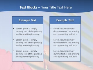 Woman In Kaftan On The Beach With Palm Foliage Foreground PowerPoint Template