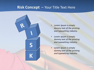 Woman In Kaftan On The Beach With Palm Foliage Foreground PowerPoint Template