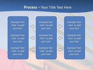 Woman In Kaftan On The Beach With Palm Foliage Foreground PowerPoint Template