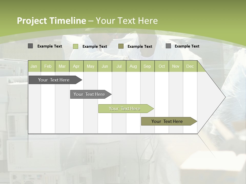 An E Waste Drop Off Location Up On Earth Day PowerPoint Template
