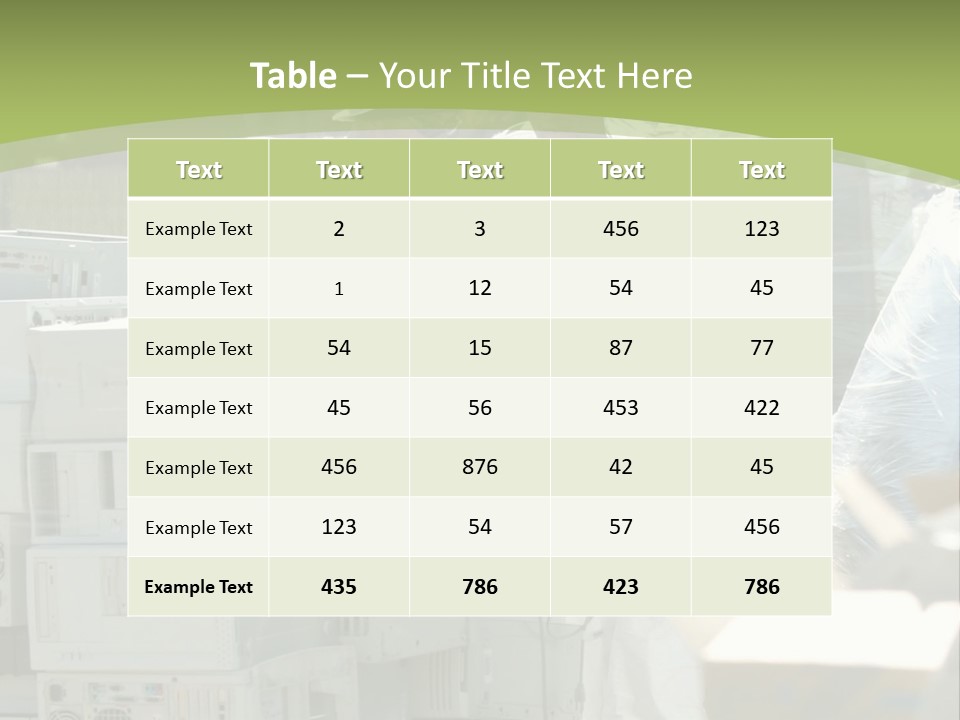 An E Waste Drop Off Location Up On Earth Day PowerPoint Template