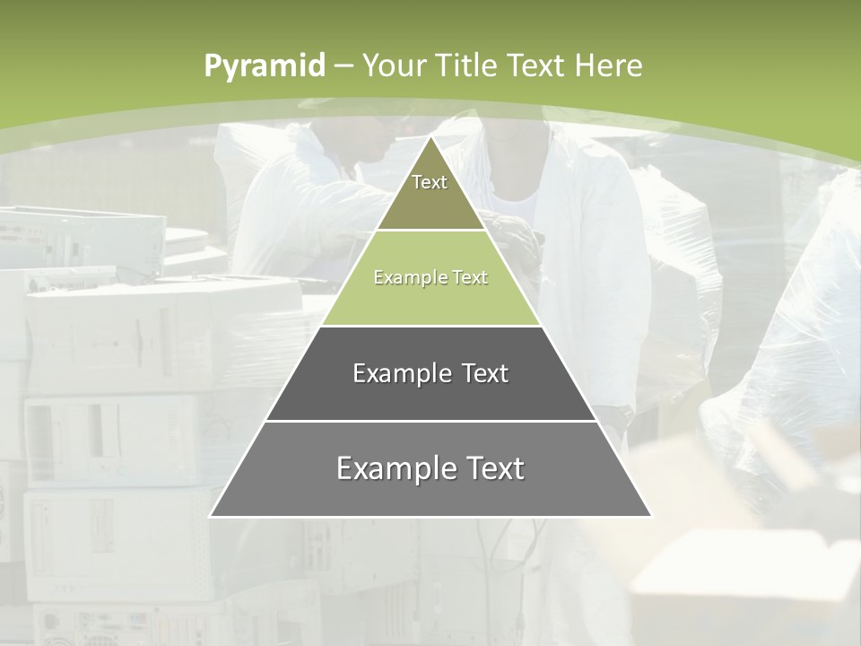An E Waste Drop Off Location Up On Earth Day PowerPoint Template