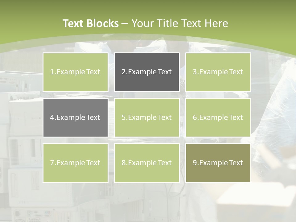 An E Waste Drop Off Location Up On Earth Day PowerPoint Template