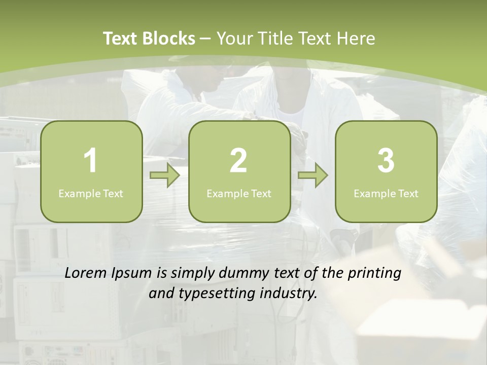 An E Waste Drop Off Location Up On Earth Day PowerPoint Template
