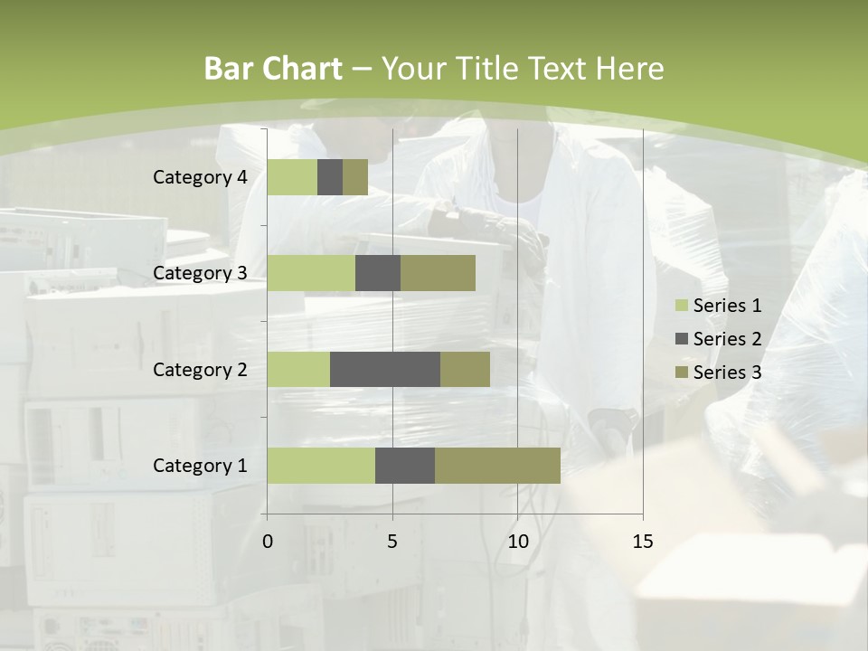 An E Waste Drop Off Location Up On Earth Day PowerPoint Template