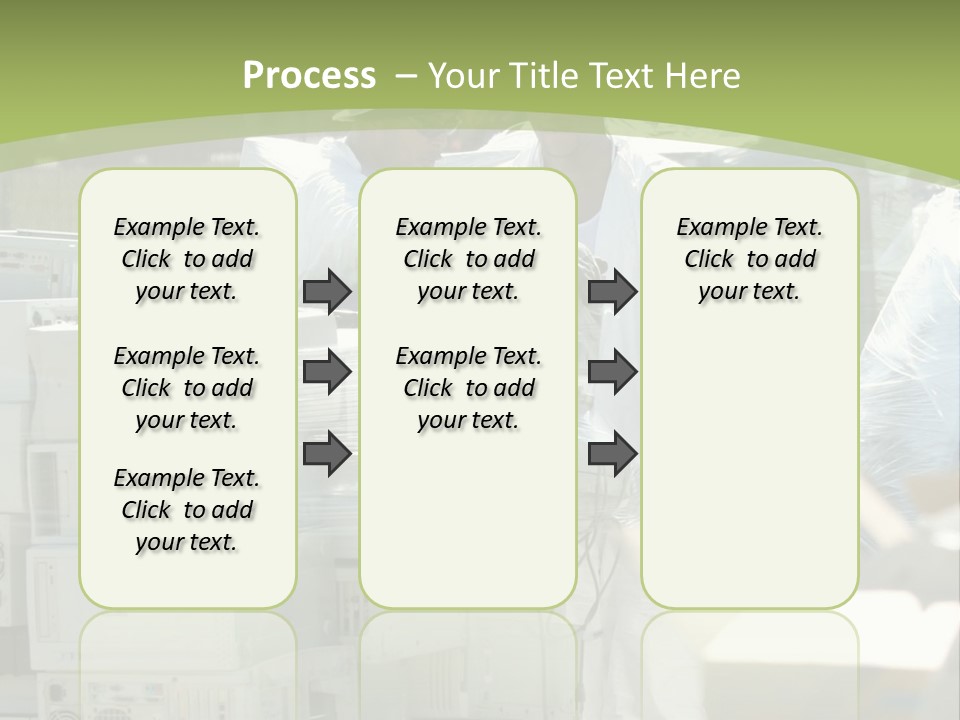 An E Waste Drop Off Location Up On Earth Day PowerPoint Template