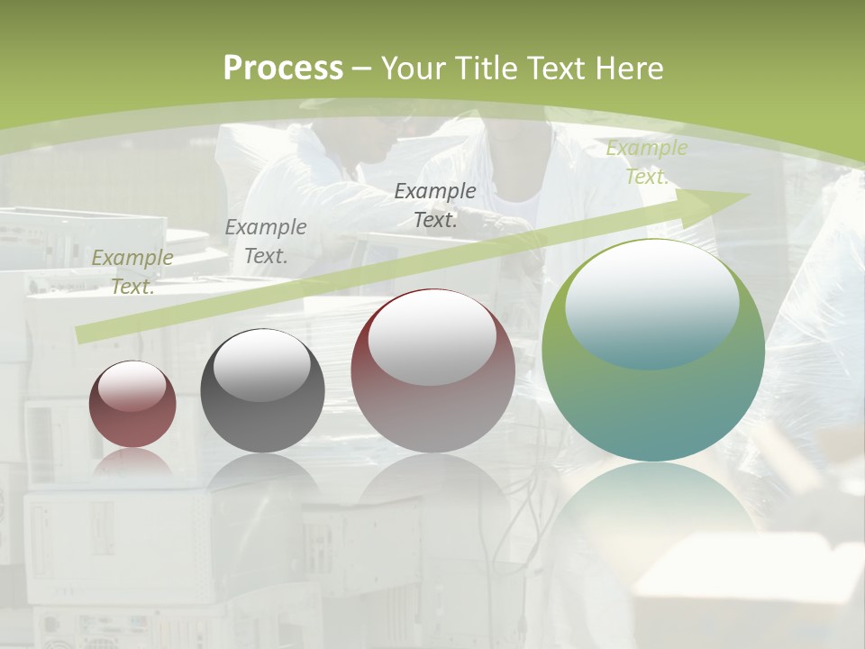An E Waste Drop Off Location Up On Earth Day PowerPoint Template