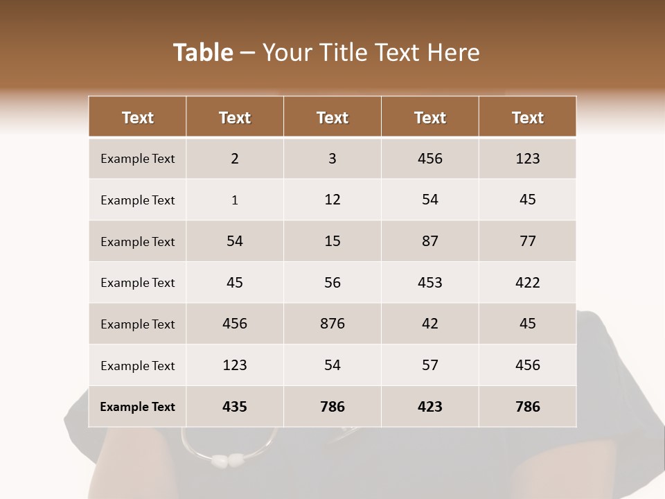 Attractive Young Brunette Hispanic Woman Health Care Worker With A Smiling Friendly Expression On White PowerPoint Template