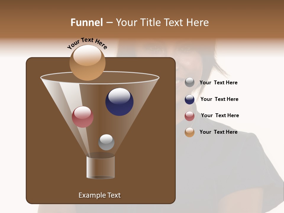 Attractive Young Brunette Hispanic Woman Health Care Worker With A Smiling Friendly Expression On White PowerPoint Template