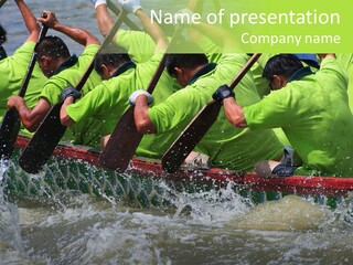 Dragon Boat Racing PowerPoint Template