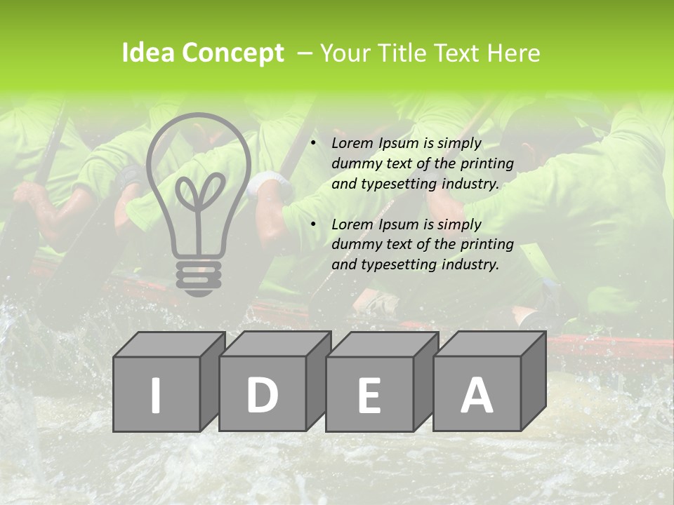 Dragon Boat Racing PowerPoint Template