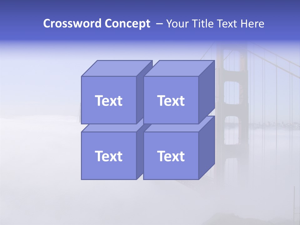 Golden Gate Bridge, San Francisco, California PowerPoint Template