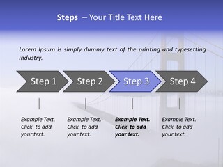 Golden Gate Bridge, San Francisco, California PowerPoint Template