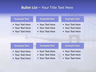 Golden Gate Bridge, San Francisco, California PowerPoint Template