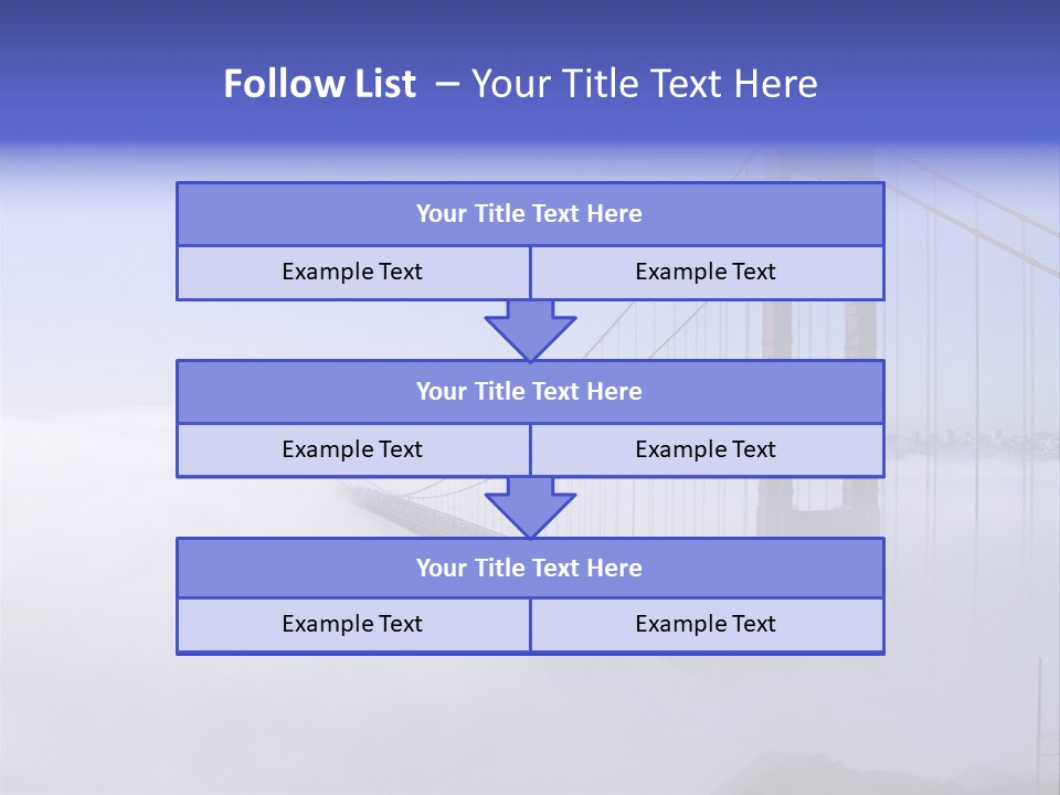 Golden Gate Bridge, San Francisco, California PowerPoint Template
