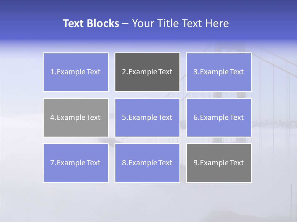 Golden Gate Bridge, San Francisco, California PowerPoint Template