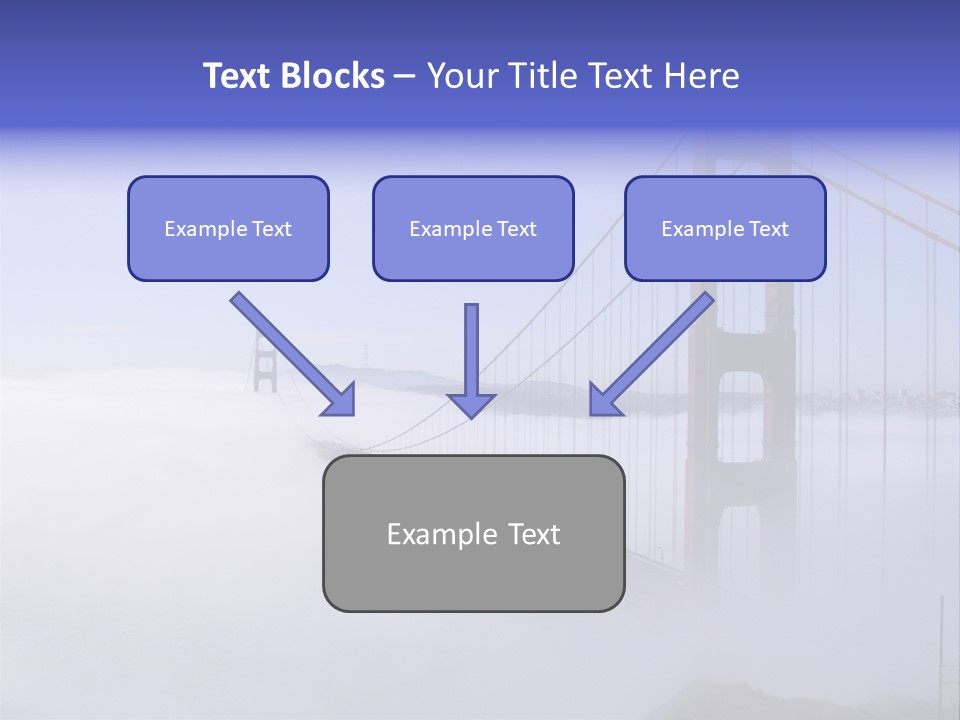 Golden Gate Bridge, San Francisco, California PowerPoint Template