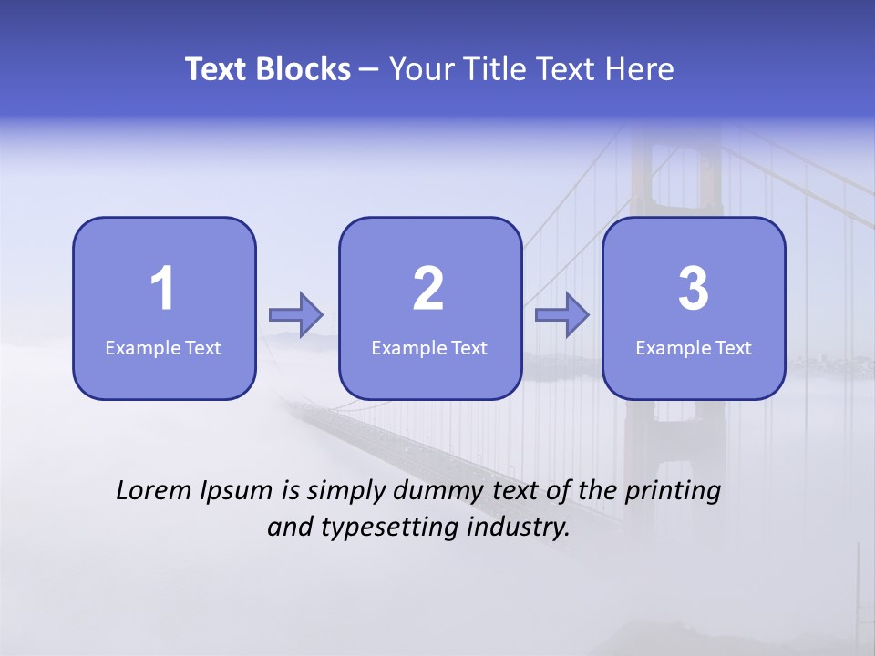 Golden Gate Bridge, San Francisco, California PowerPoint Template