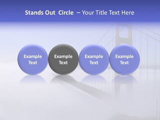 Golden Gate Bridge, San Francisco, California PowerPoint Template