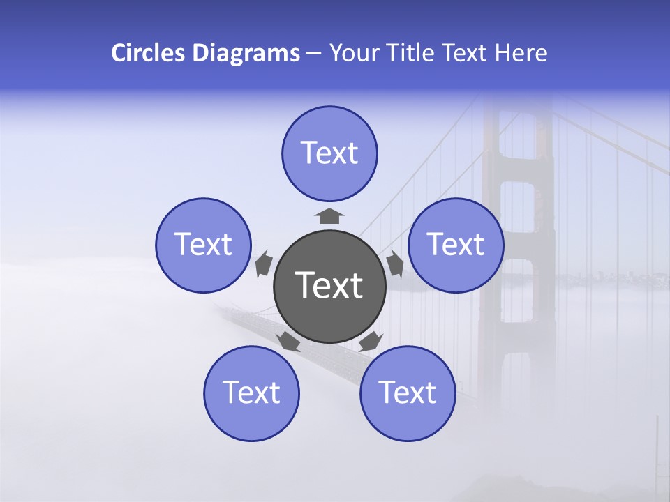 Golden Gate Bridge, San Francisco, California PowerPoint Template