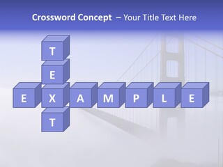 Golden Gate Bridge, San Francisco, California PowerPoint Template