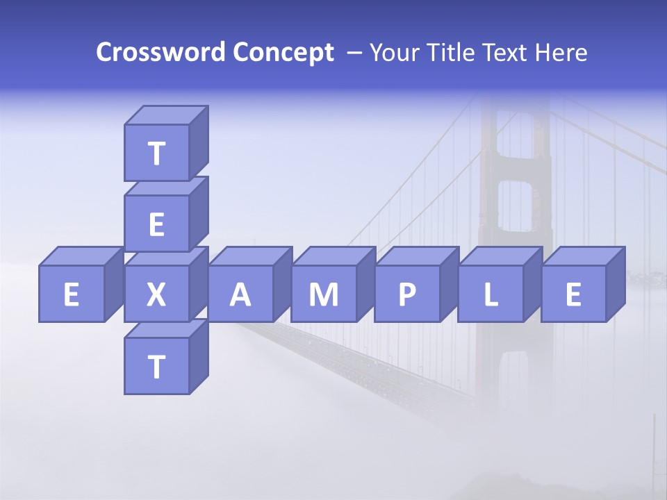 Golden Gate Bridge, San Francisco, California PowerPoint Template