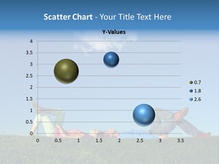 A Couple Of People Laying On Top Of A Lush Green Field PowerPoint Template