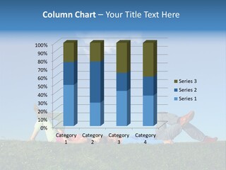 A Couple Of People Laying On Top Of A Lush Green Field PowerPoint Template