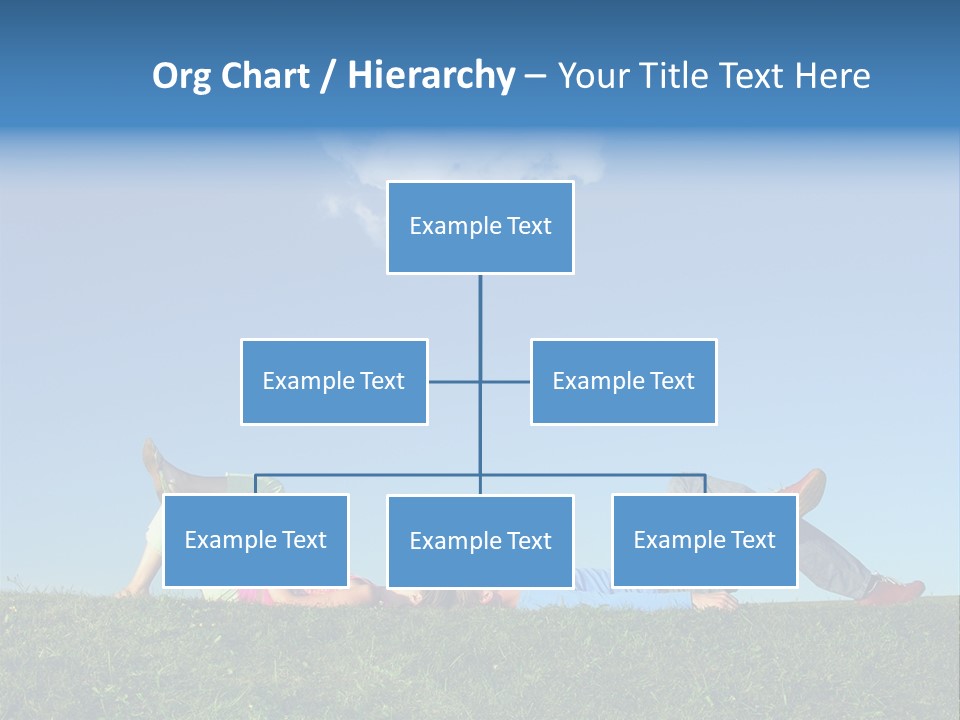 A Couple Of People Laying On Top Of A Lush Green Field PowerPoint Template