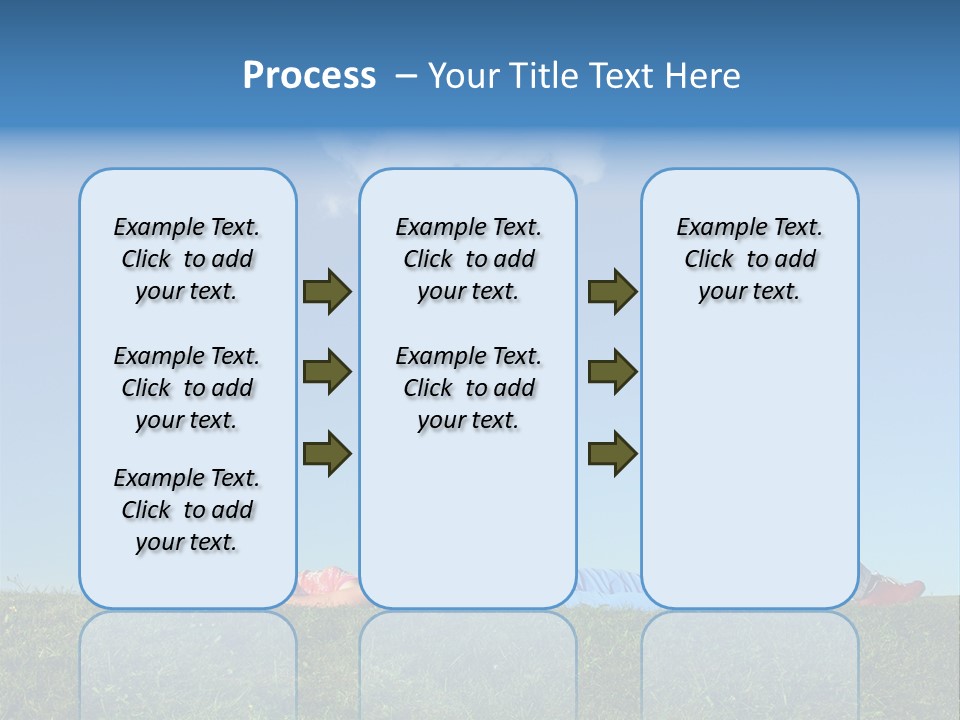 A Couple Of People Laying On Top Of A Lush Green Field PowerPoint Template