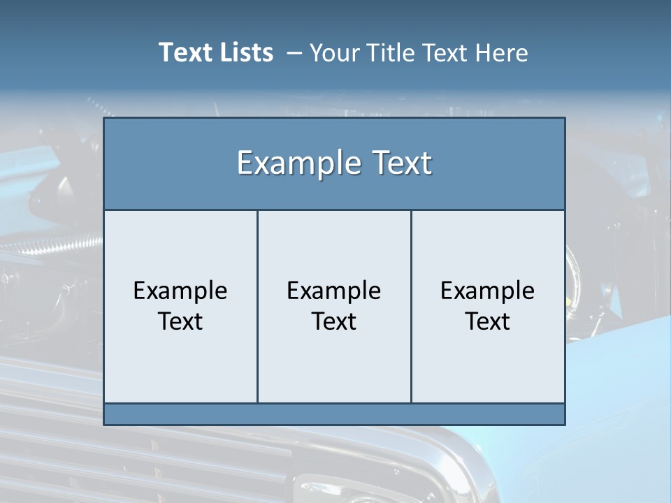 Car Show PowerPoint Template