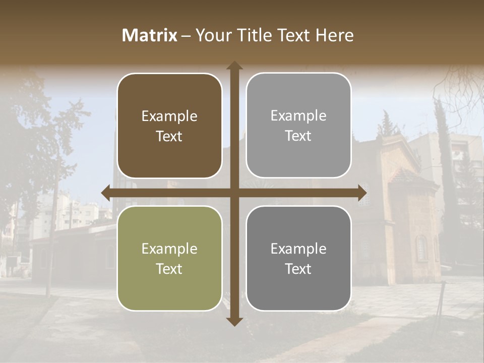 Greek Orthodox Church In Nicosia PowerPoint Template