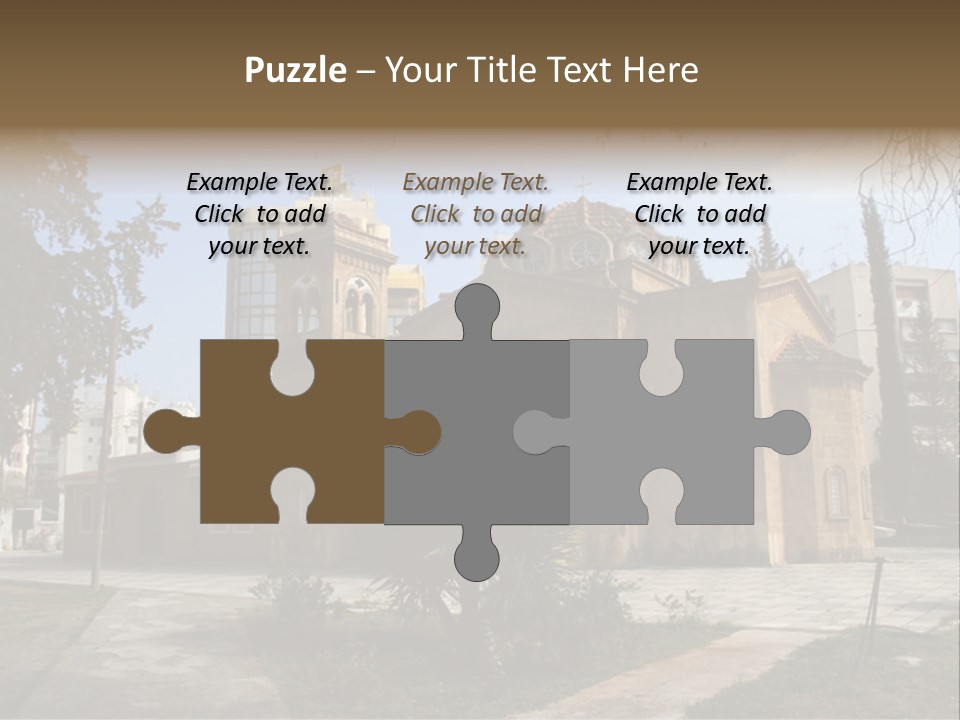 Greek Orthodox Church In Nicosia PowerPoint Template