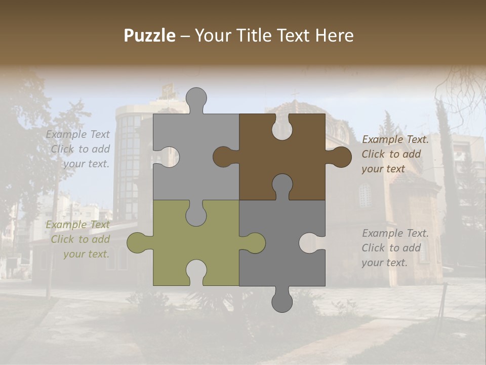 Greek Orthodox Church In Nicosia PowerPoint Template