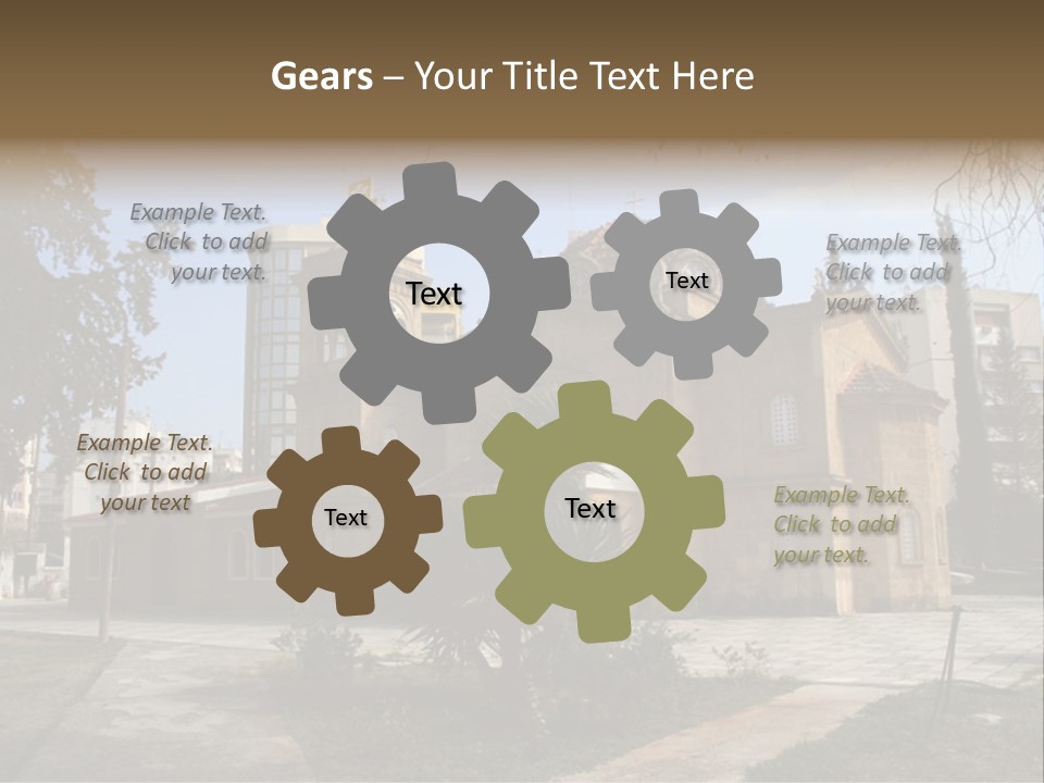 Greek Orthodox Church In Nicosia PowerPoint Template