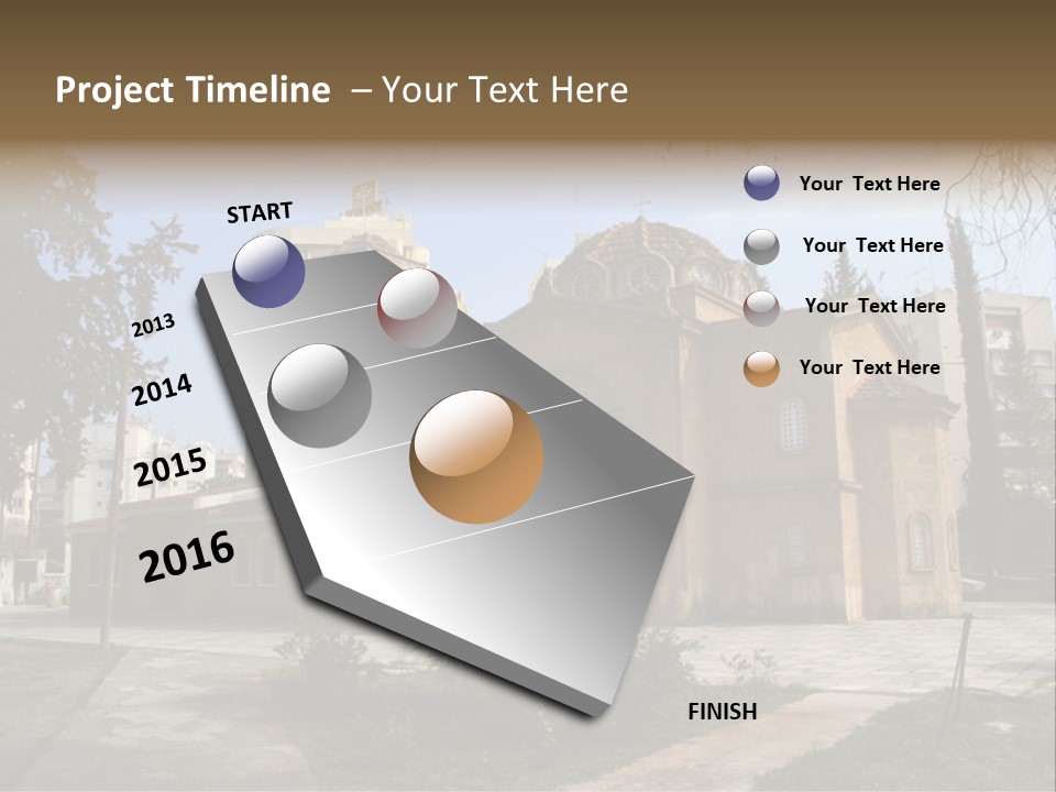 Greek Orthodox Church In Nicosia PowerPoint Template