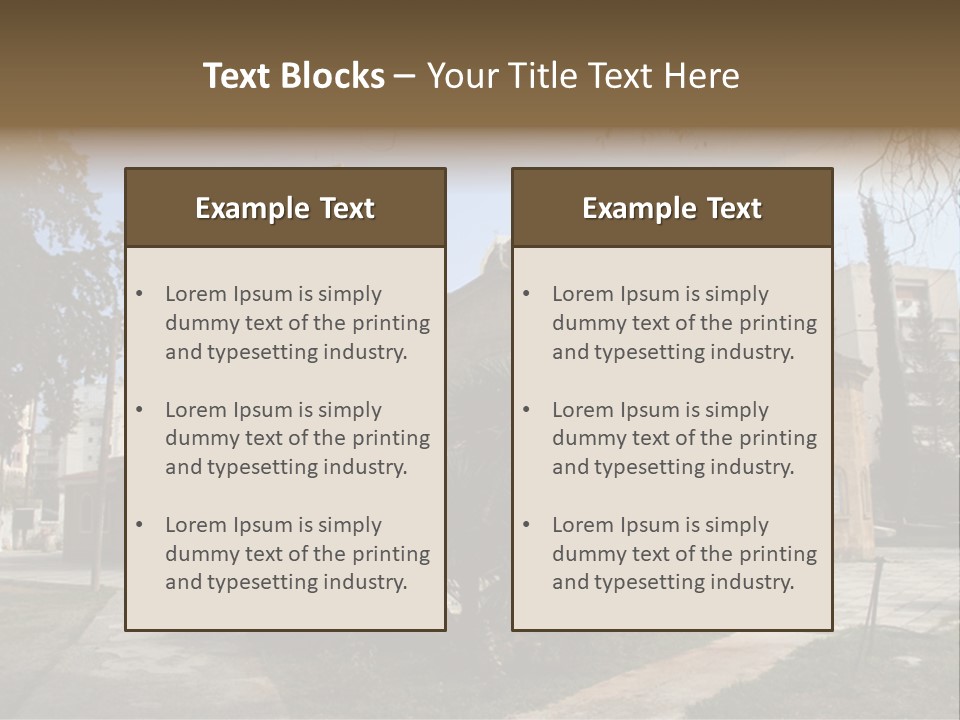 Greek Orthodox Church In Nicosia PowerPoint Template