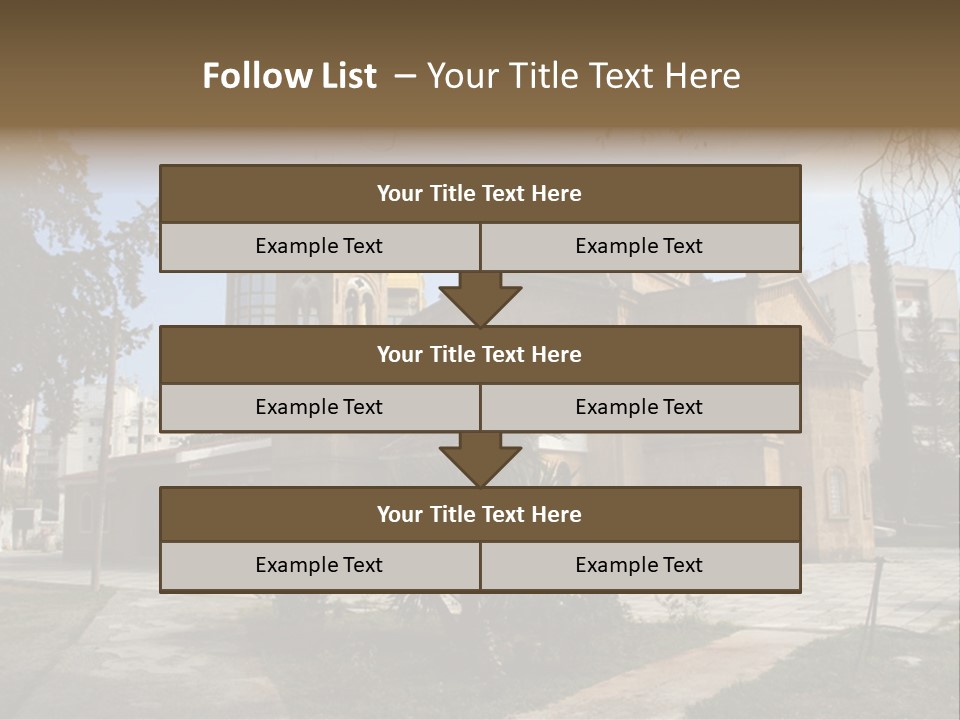 Greek Orthodox Church In Nicosia PowerPoint Template