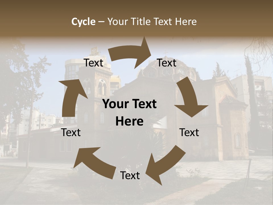 Greek Orthodox Church In Nicosia PowerPoint Template