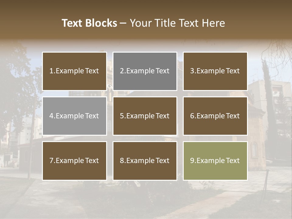 Greek Orthodox Church In Nicosia PowerPoint Template