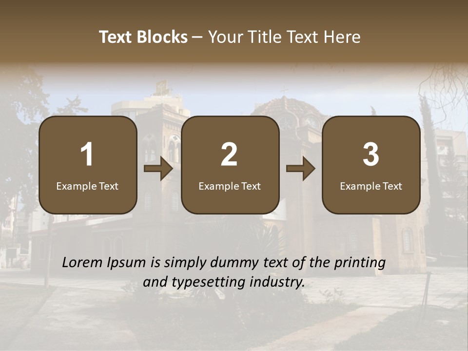 Greek Orthodox Church In Nicosia PowerPoint Template