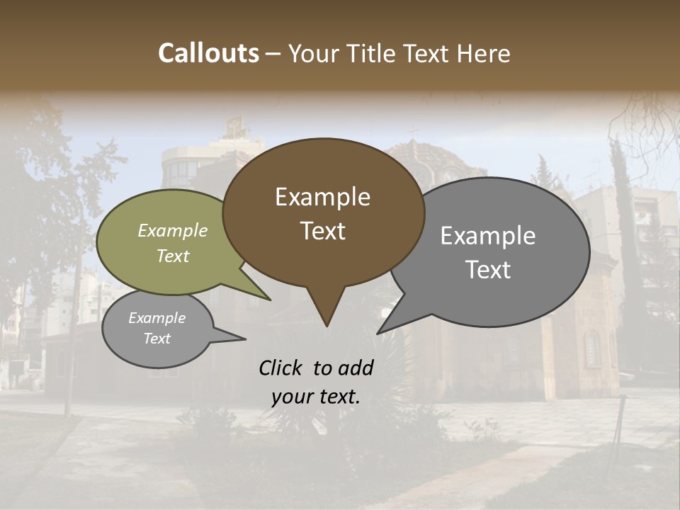 Greek Orthodox Church In Nicosia PowerPoint Template