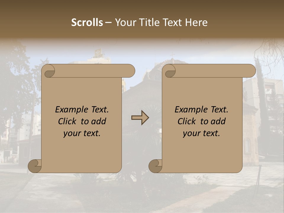 Greek Orthodox Church In Nicosia PowerPoint Template