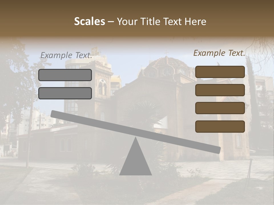 Greek Orthodox Church In Nicosia PowerPoint Template