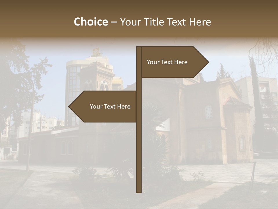 Greek Orthodox Church In Nicosia PowerPoint Template