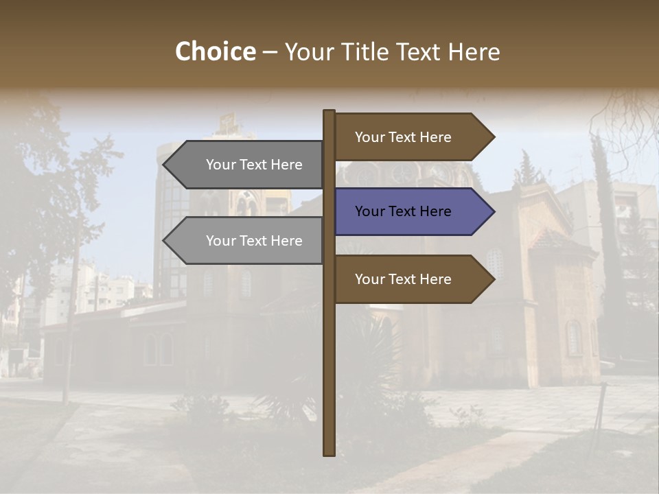 Greek Orthodox Church In Nicosia PowerPoint Template