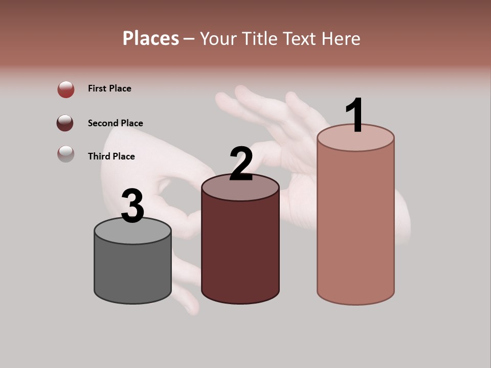 The Interpreting Sign In Sign Language On A Black Background PowerPoint Template