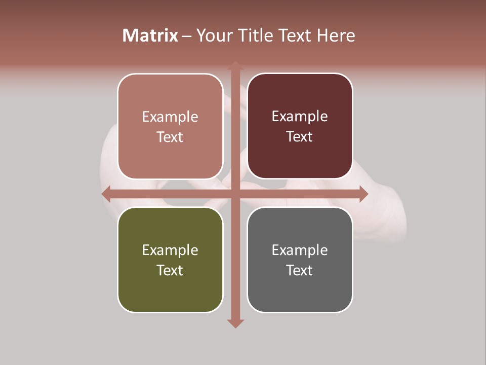The Interpreting Sign In Sign Language On A Black Background PowerPoint Template